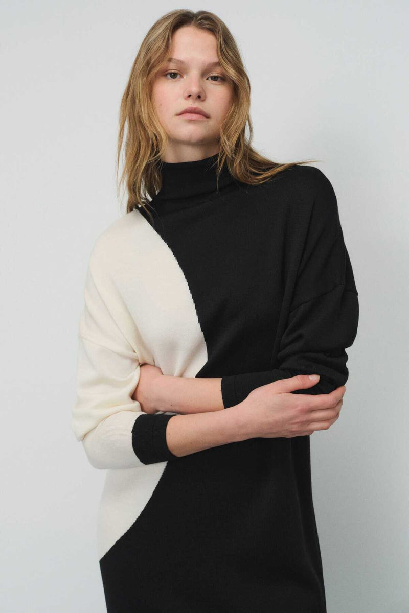 Black Dress with Collar