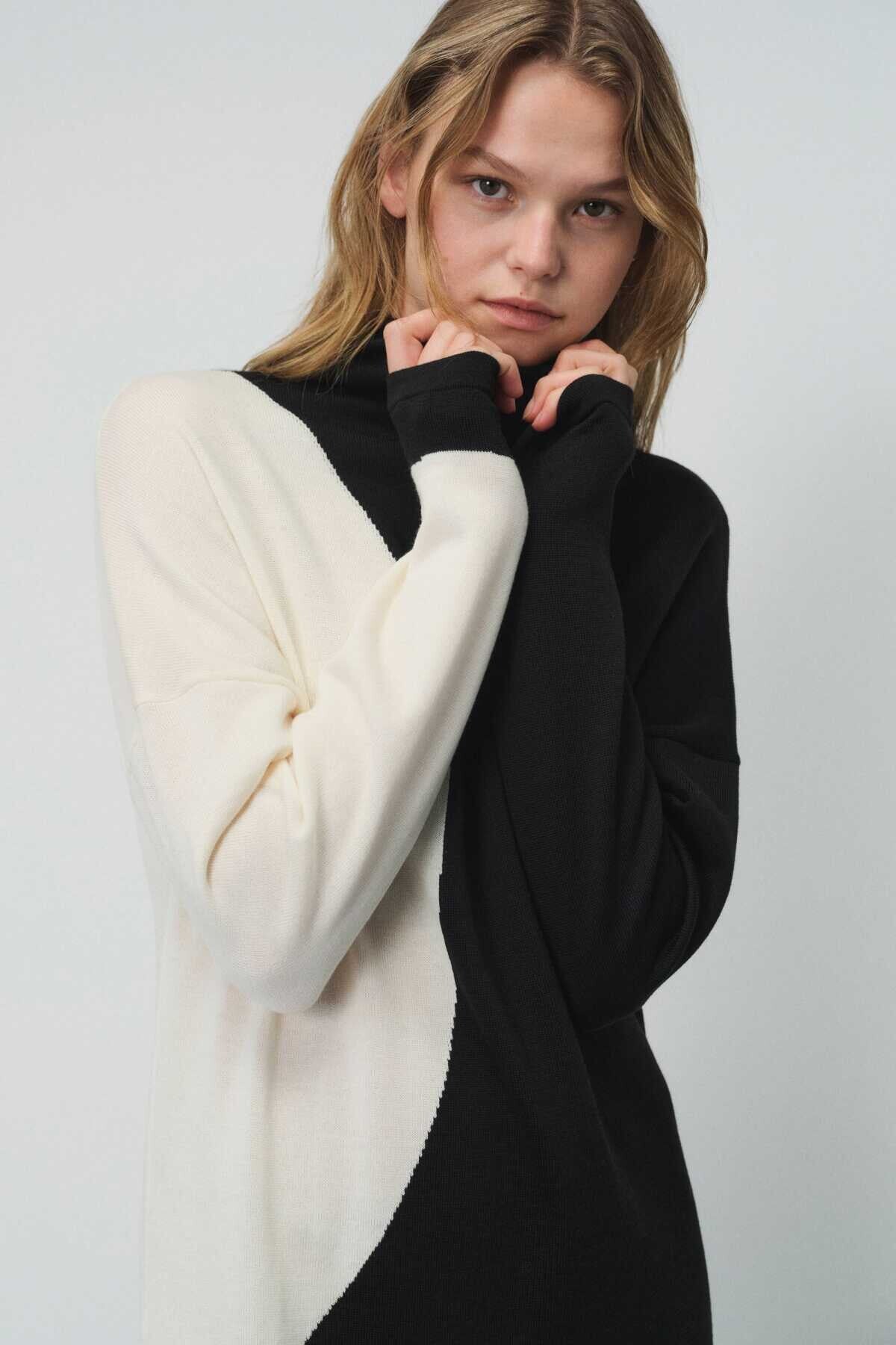Black Dress with Collar