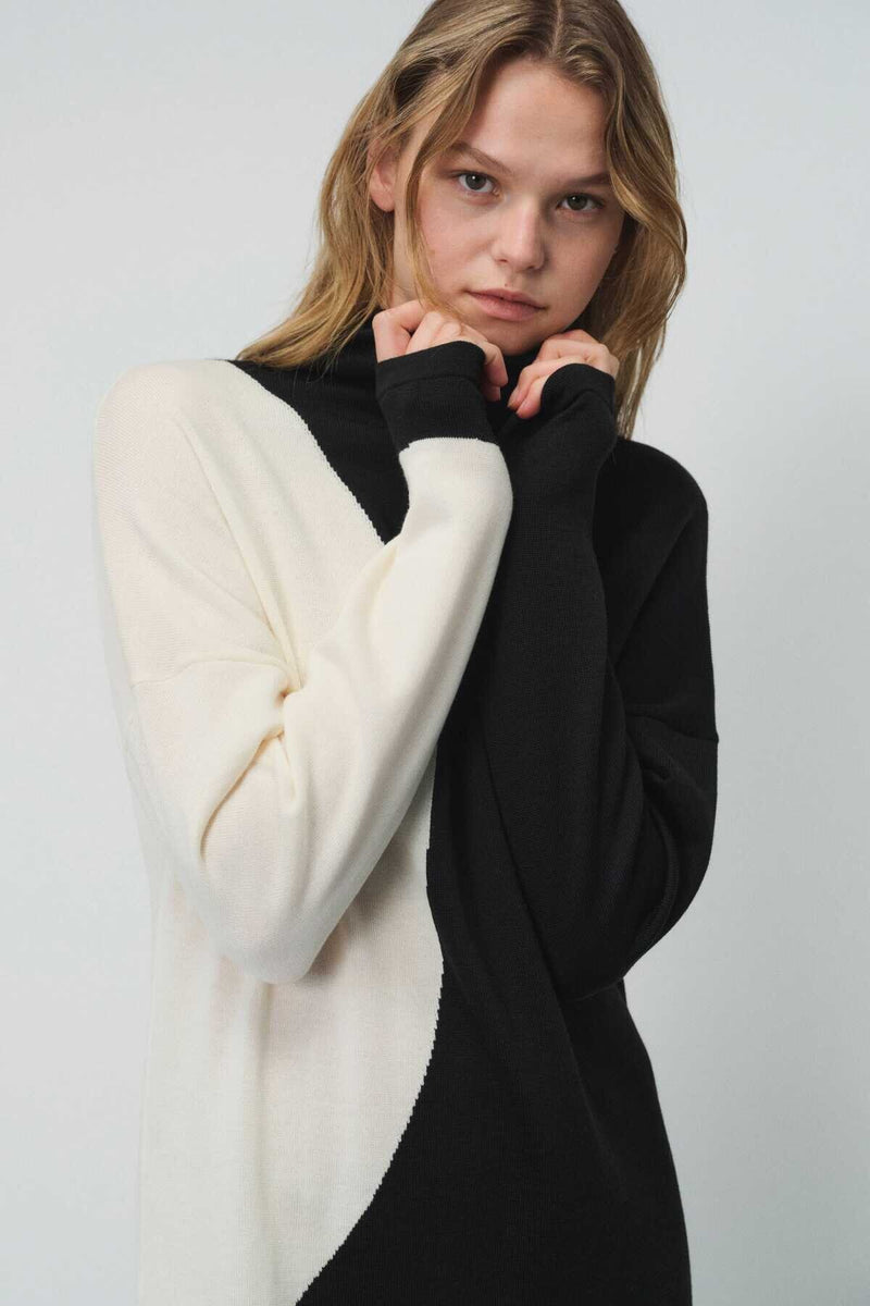Black Dress with Collar