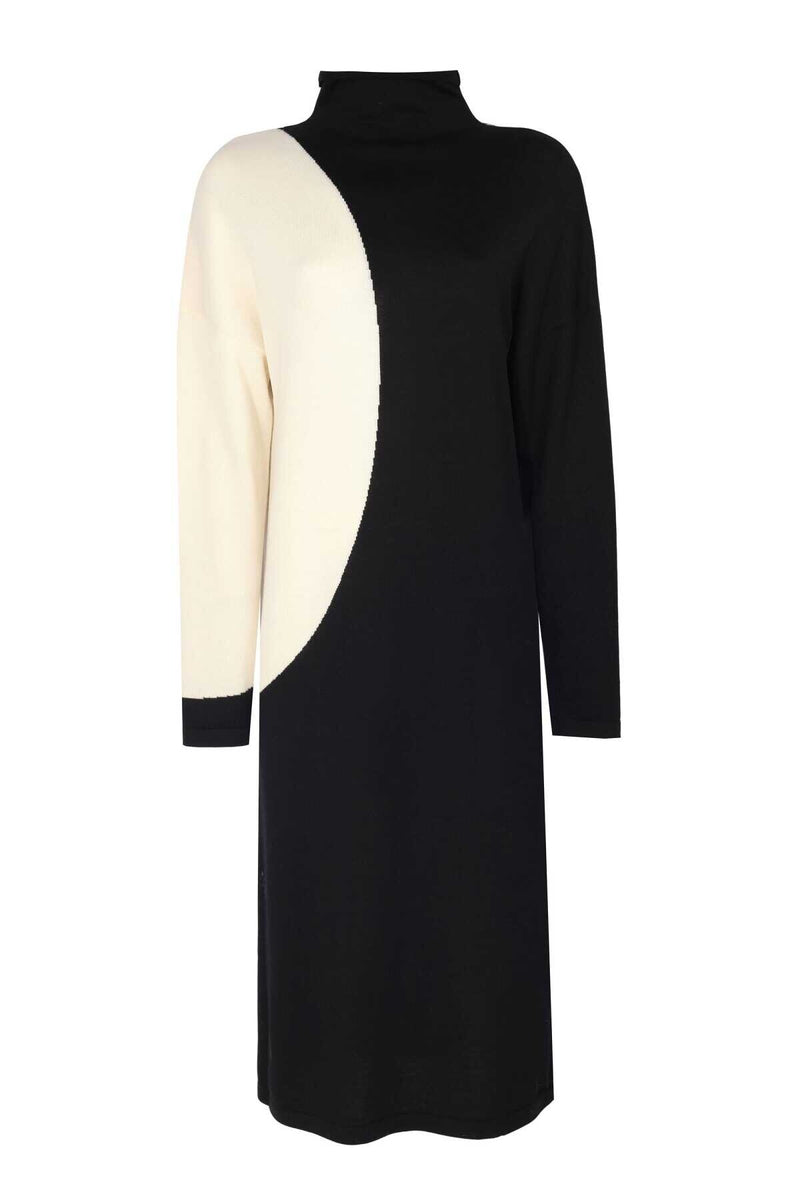 Black Dress with Collar