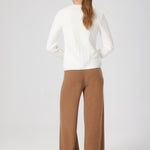 Camel High-Waisted Wide-Leg Women's Pants