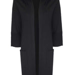 Women's Black Patterned Cardigan