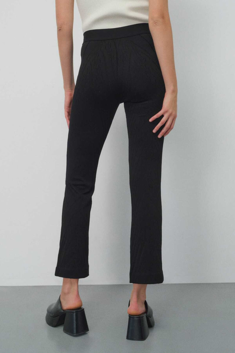 Patterned Black Women's Pants