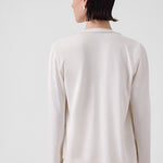 Ecru Lace-Detailed Buttoned Women's Cardigan