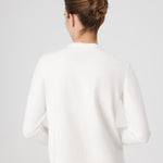 Ecru Button-Detailed Women's Cardigan