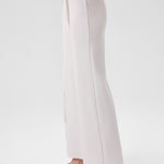 Ecru Belted Wide-Leg Women's Pants