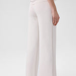 Ecru Belted Wide-Leg Women's Pants