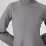 Gray Fisherman's Collar Mini Skirt Dress