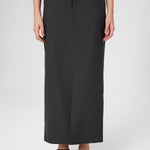 Long Skirt with Slit at the Front