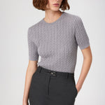 Long Skirt with Slit at the Front