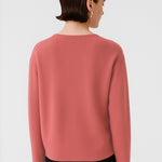 Women's Jacket with Pearl Buttons and Pocket Details