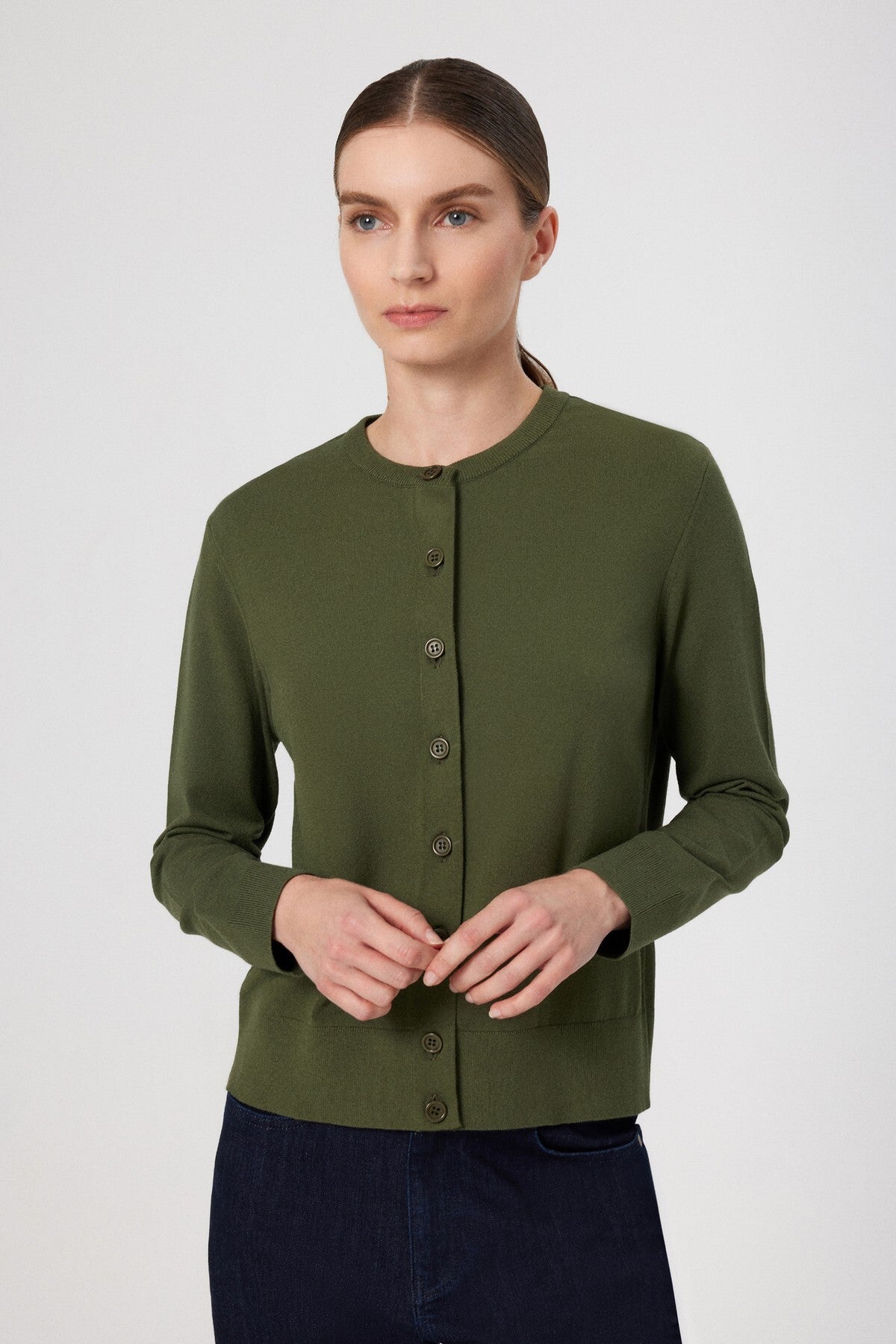 Women's Cardigan with Button Details