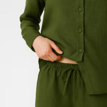 Women's Slit-Hemmed Khaki Pants