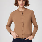 Women's Cardigan with Caramel Button Detail