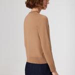 Women's Cardigan with Caramel Button Detail