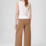 Caramel Pleated Wide Leg Women's Pants