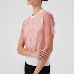 Bone Pink Lace Women's T-Shirt