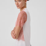 Bone Pink Lace Women's T-Shirt
