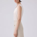 Bone Slit Detailed Pencil Skirt