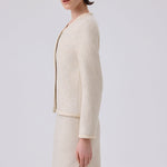 Bone Slit Detailed Pencil Skirt