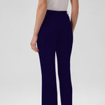 Navy Ribbed Spanish-Style Women's Pants