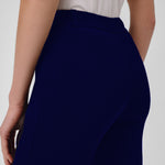 Navy Ribbed Spanish-Style Women's Pants