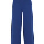 Blue Short-Legged Women's Pants