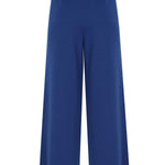 Blue Short-Legged Women's Pants