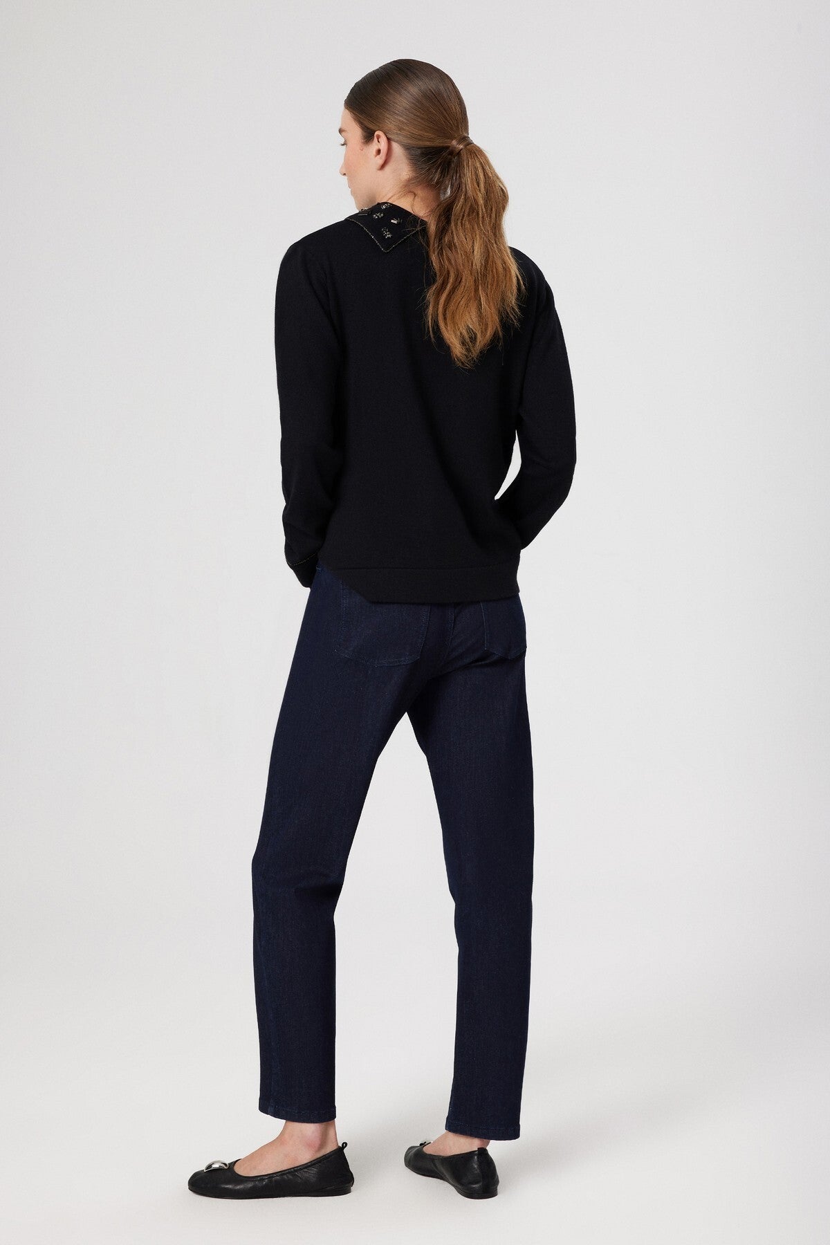 Blue High-Waisted Women's Jeans