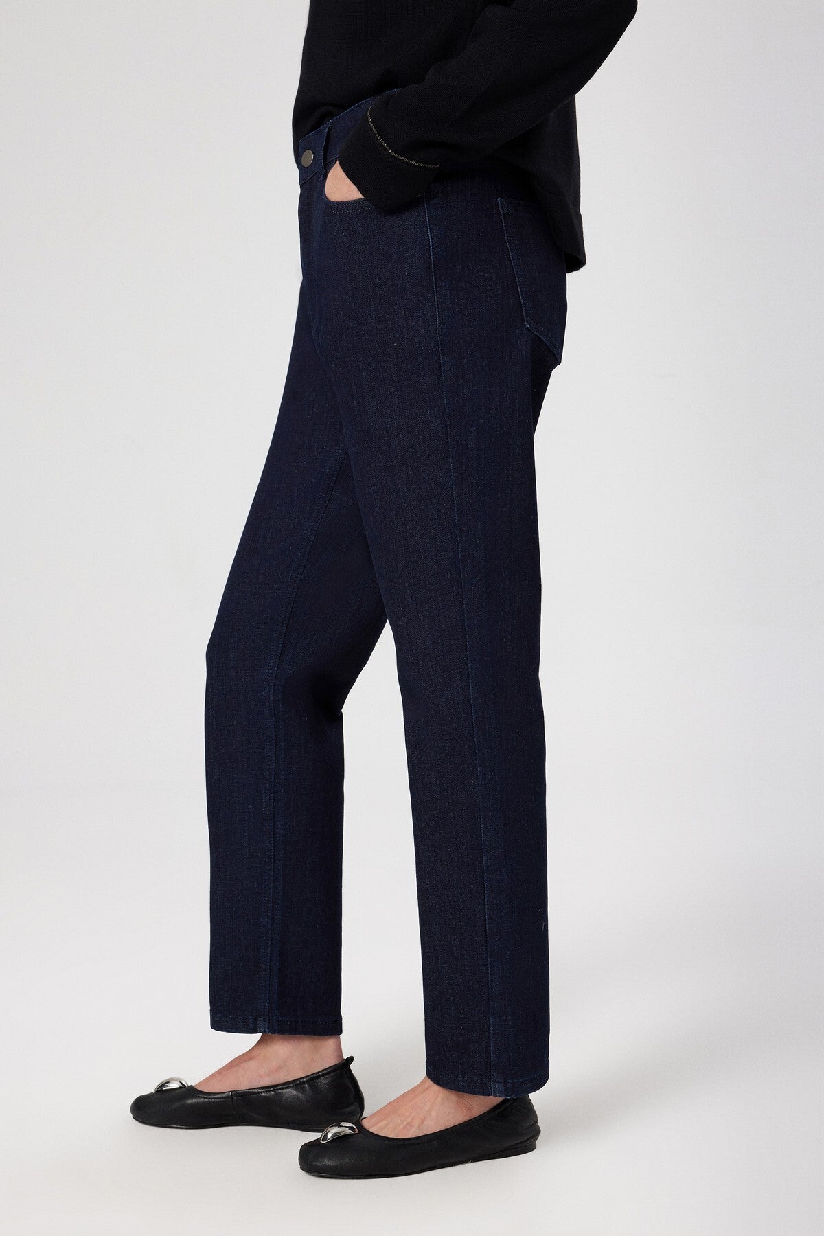 Blue High-Waisted Women's Jeans