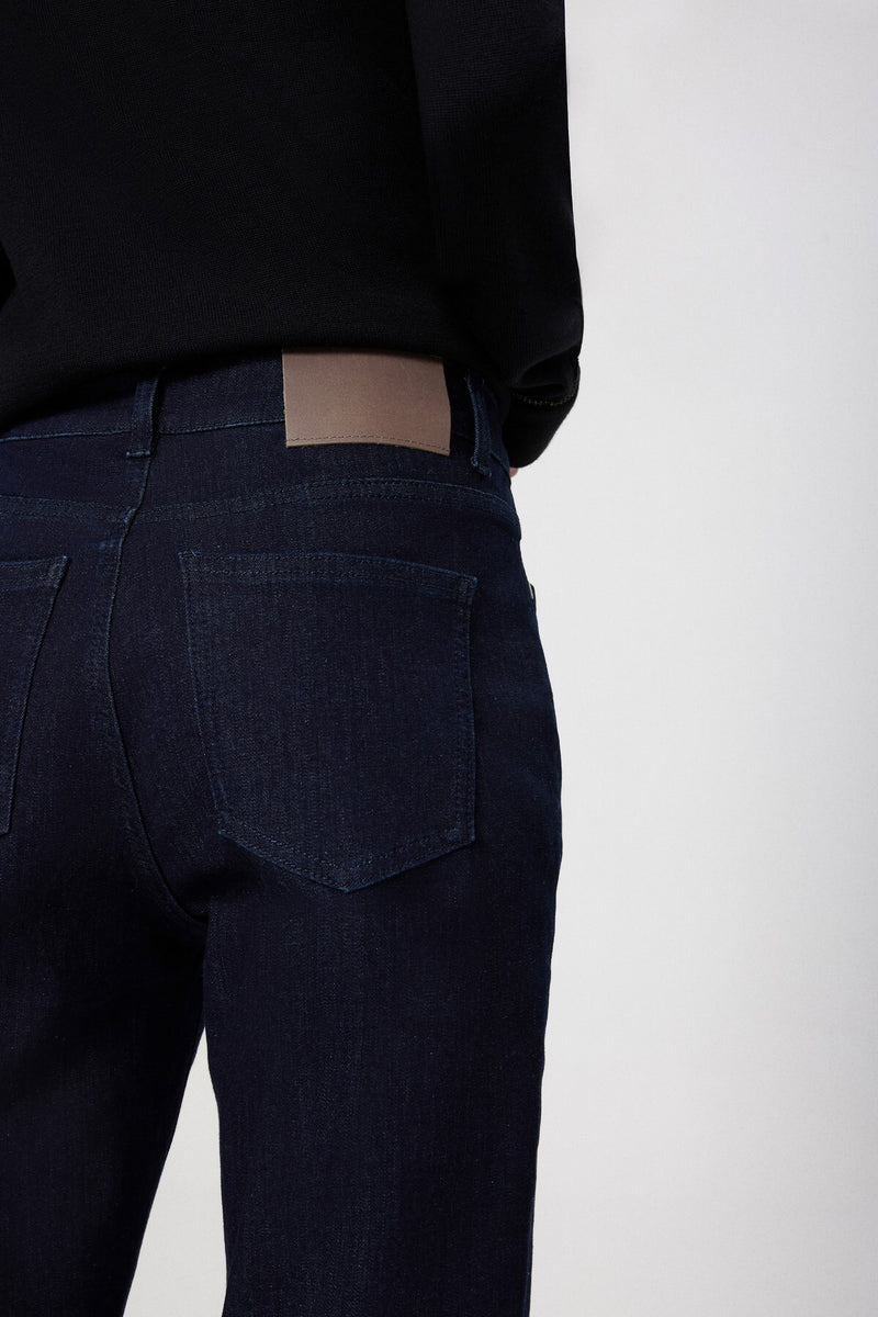 Blue High-Waisted Women's Jeans