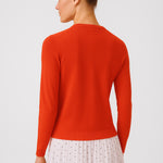 Pomegranate Flower Buttoned Women's Cardigan