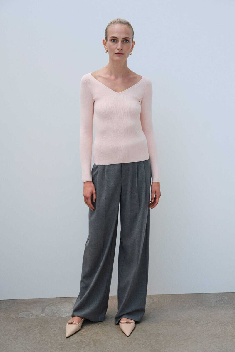 Powder V-Neck Women's Sweater