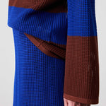Saks Brown Mercerized Midi Skirt