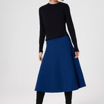 Black Crew Neck Basic Women's Sweater