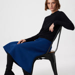 Black Crew Neck Basic Women's Sweater