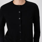Women's Cardigan with Black Button Detail