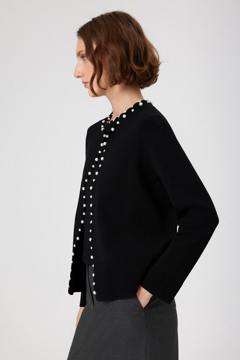 BLACK MARGA CARDIGAN
