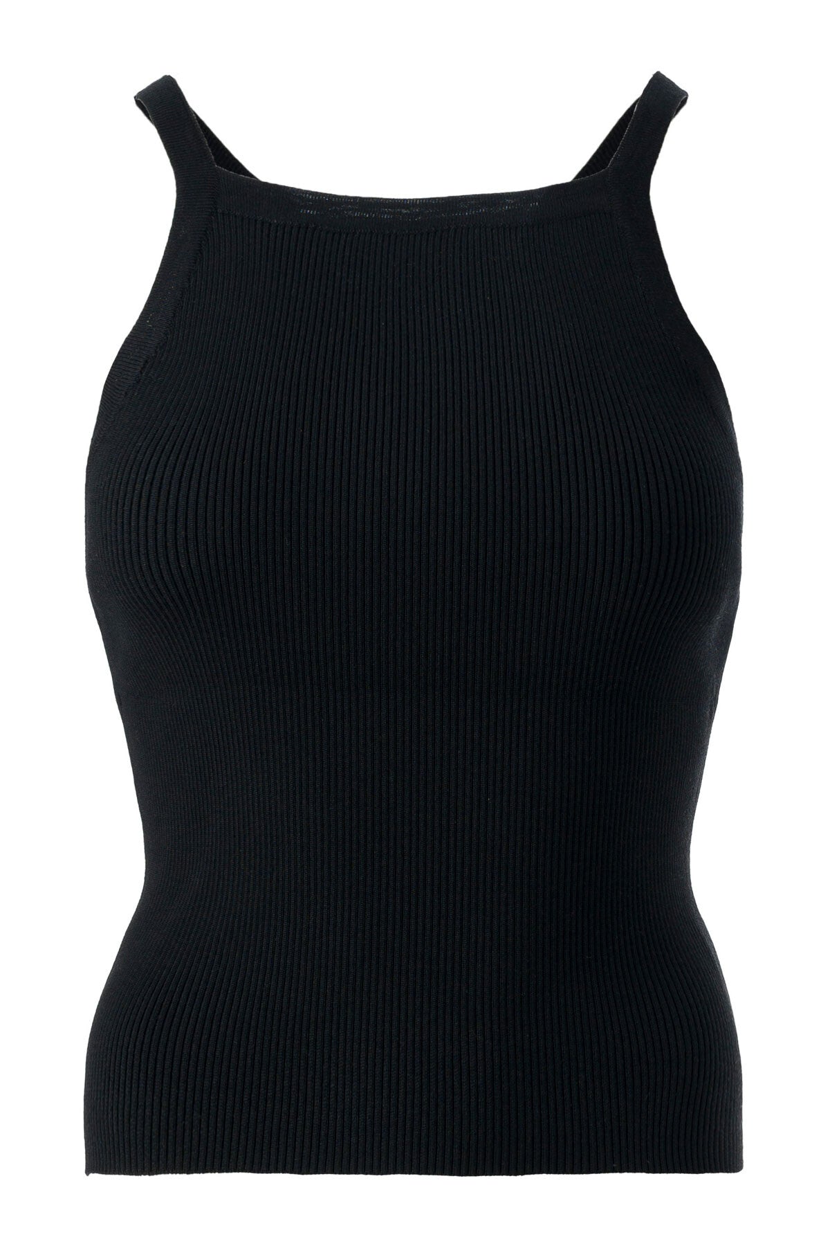 Women's Black Cross-Back Athletic Top