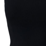 Women's Black Cross-Back Athletic Top