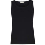 Black Thick-Strapped Women's Athletic Shirt
