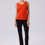 Women's Pants with Black Nervure Stitching and Pocket Details