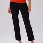 Women's Pants with Black Nervure Stitching and Pocket Details