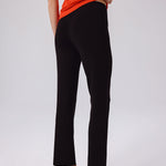 Women's Pants with Black Nervure Stitching and Pocket Details