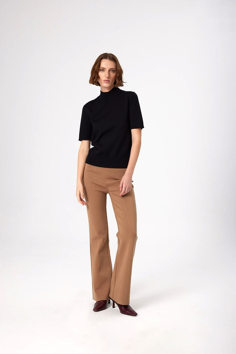 Black Half-Zip Women's Sweater