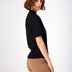 Black Half-Zip Women's Sweater