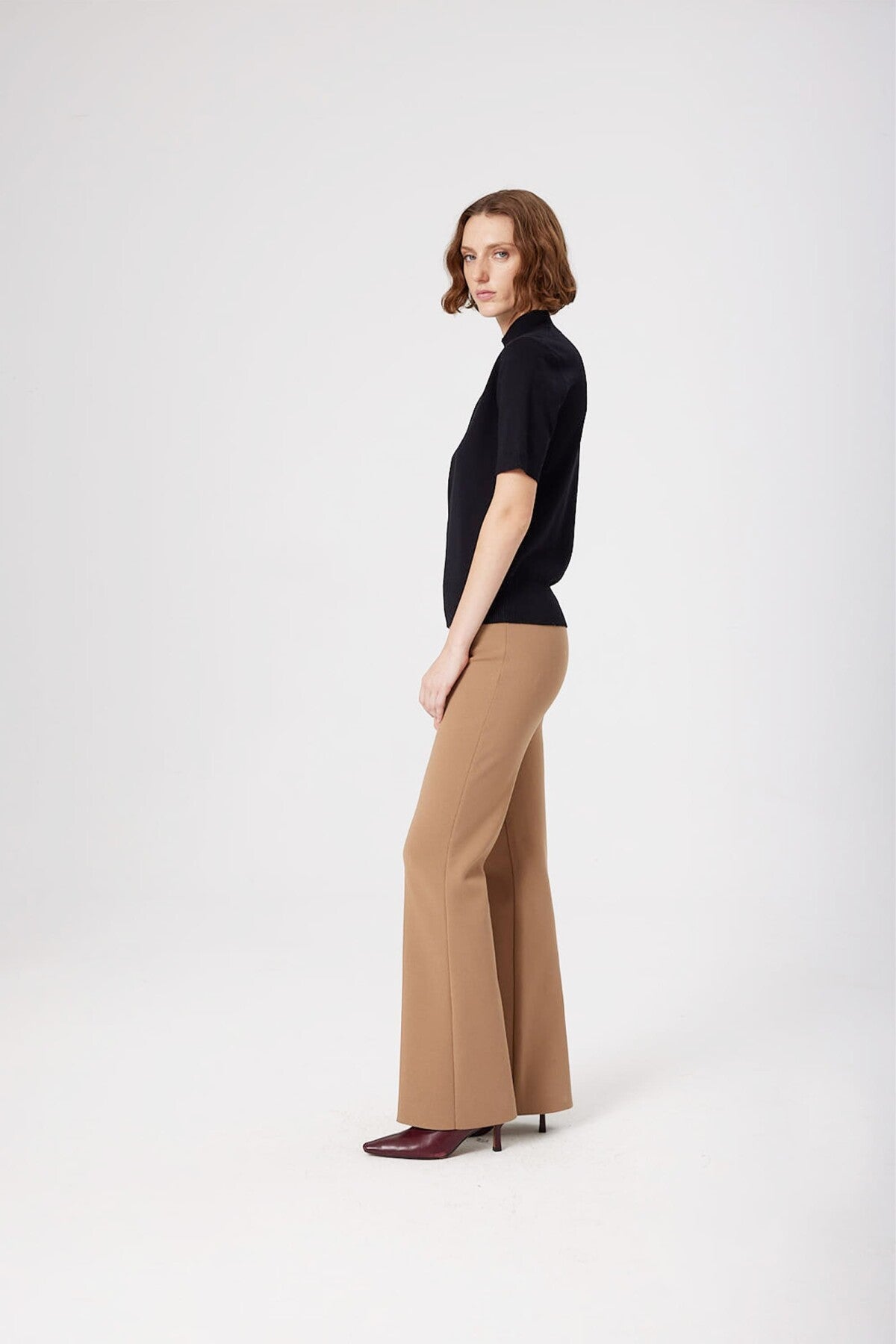 Black Half-Zip Women's Sweater