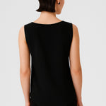 Black Round Neck Satin Women's Athletic Shirt