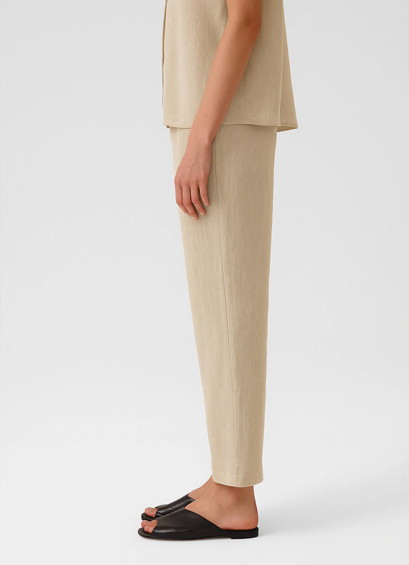 Women's Stone-Washed Belted Pocket Detail Pants
