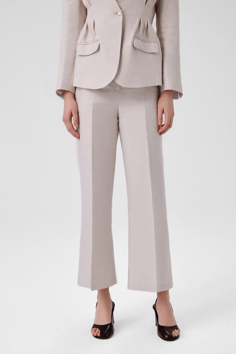 Women's Stone Pocket Detailed Wide Leg Pants